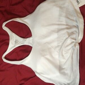 New alo yoga knot bra top white